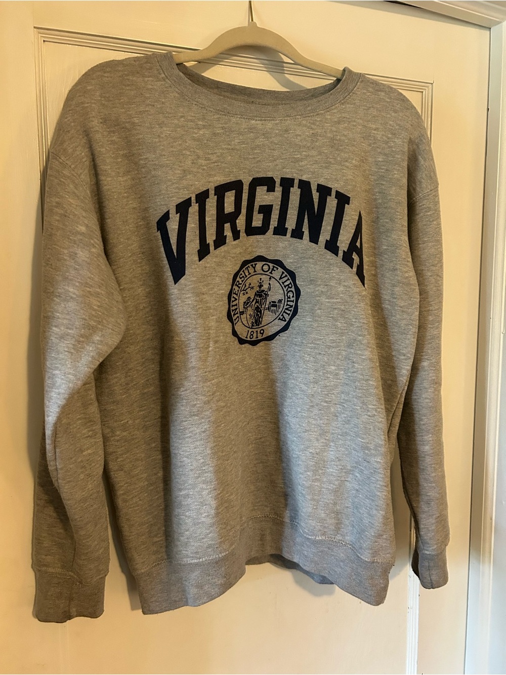 Virginia Graphic Crewneck Sweatshirt - Gray